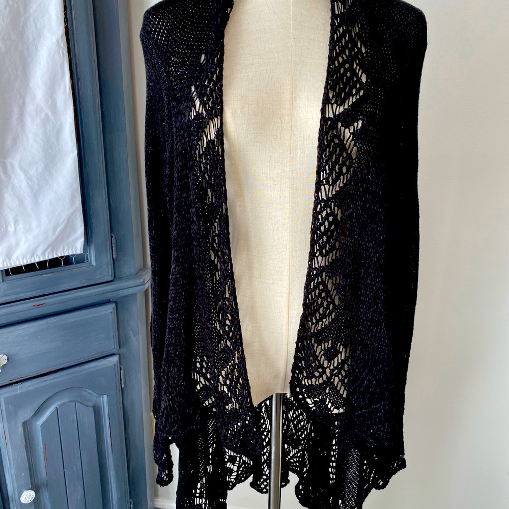 Daytrip Hi/Low Open Front Cardigan XL